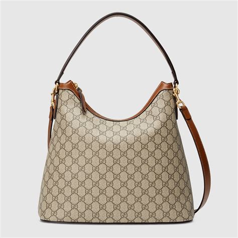 borsa a spalla gucci beige tessuto a41715|Borsa a spalla Gucci donna .